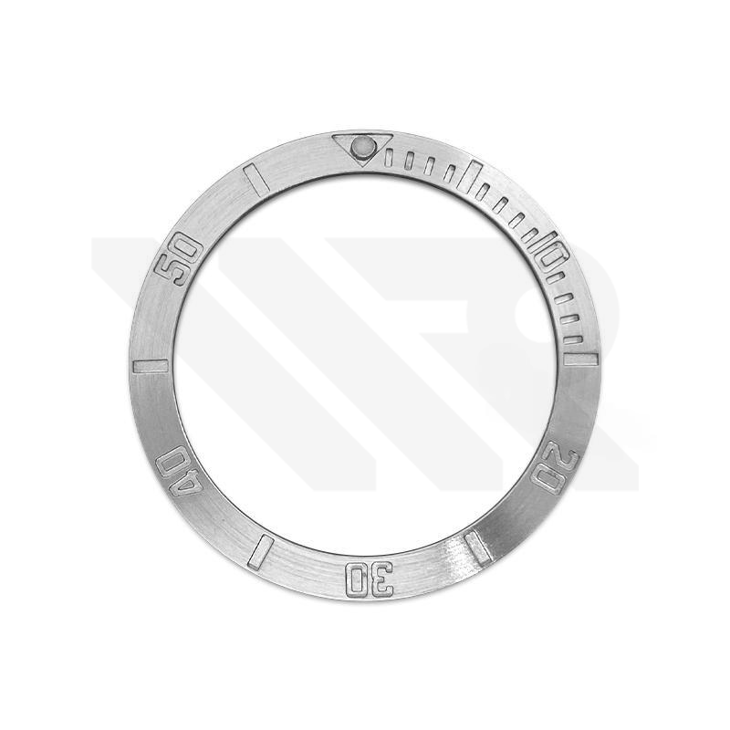 Sub Style Aluminium Sloped  Bezel Insert for SKX/SRPD - Silver