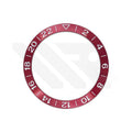 GMT Aluminium Sloped Bezel Insert for SKX/SRPD Seiko Mod - Red