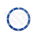 Carbon Fiber Sloped Bezel Inserts for SKX/SRPD - Sub Style (Blue)