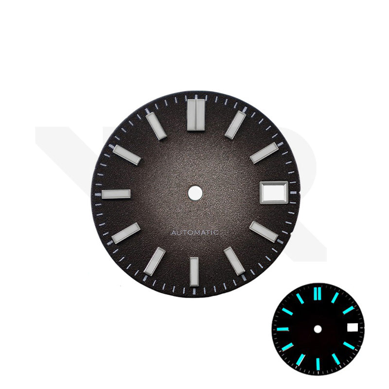 Zifferblatt mit mattierter Oberfläche für Seiko Modell: DJ Style Fume Brown