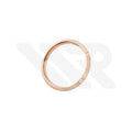 Replacement Bezel Compatible with Tissot PRX 40mm T137407A / T931407A : Fluted Rose Gold