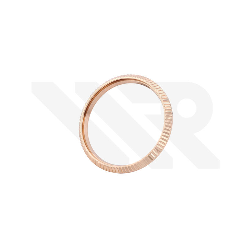 Replacement Bezel Compatible with Tissot PRX 40mm T137407A / T931407A : Fluted Rose Gold