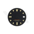 Pelagos Date GMT Thick Lume Indices Dial for Seiko NH34 Mod: Matte Black