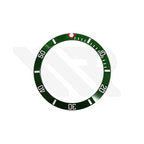 Blackbay Style Ceramic Sloped Bezel Insert for SKX/SRPD: Green/White