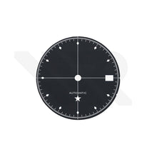 Afbeelding in Gallery-weergave laden, Simplicity Dial for Seiko Mod: Matte Black with White Printing

