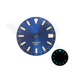 GMT NH34 Sunburst-Zifferblatt für Seiko Mod: Tiefblau