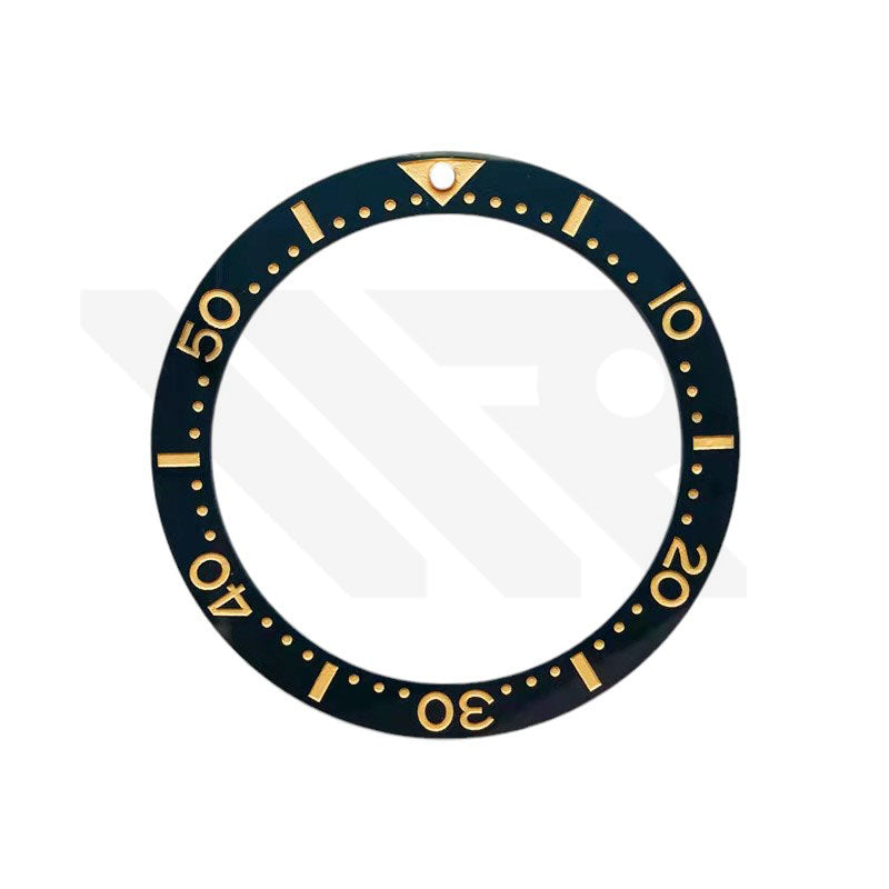 Ceramic Bezel Insert for Seiko Prospex Sumo SBDC001 / SBDC003 / SBDC031 / SBDC033 - Navy/Gold