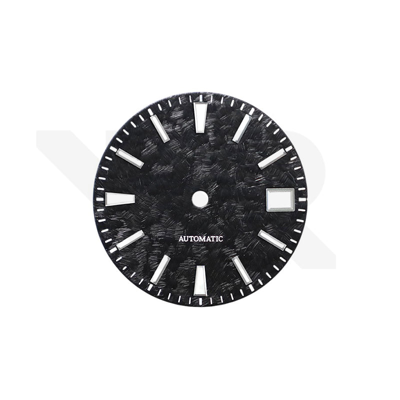 Sea of Cloud GS Dial for Seiko Mod: Black with GS Indices