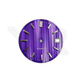 Cotes de Geneve Style Dial for Seiko Mod - Purple GS Style Silver Indices