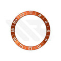 GMT Aluminium Sloped Bezel Insert for SKX/SRPD Seiko Mod - Orange