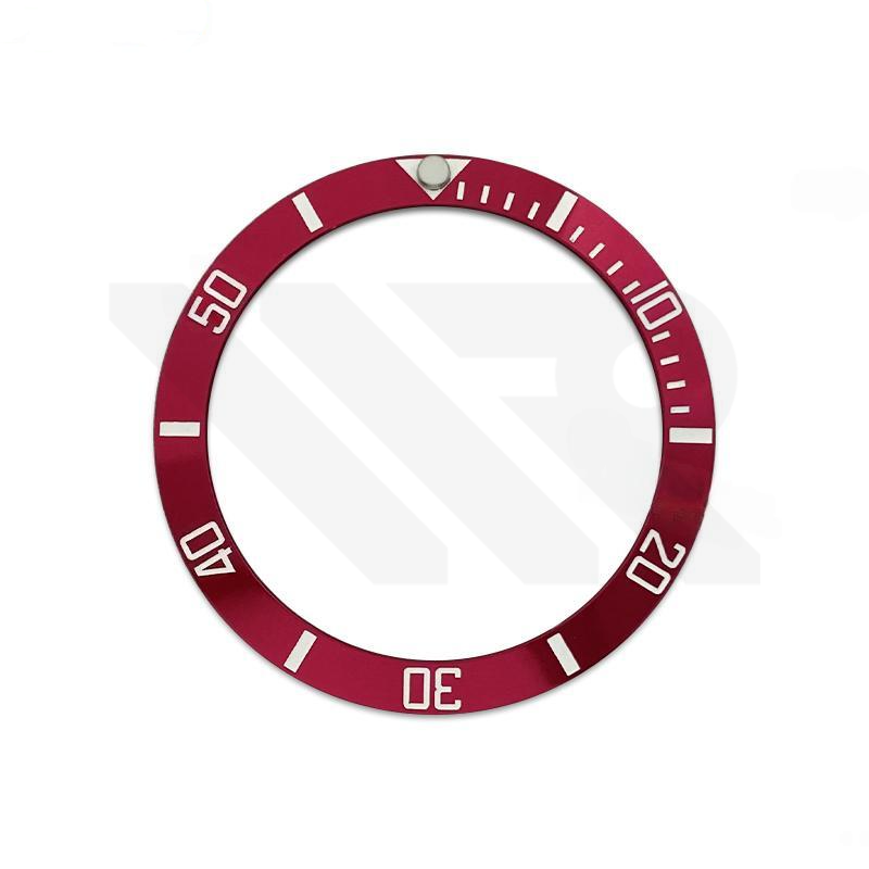 Sub Style Aluminium Sloped Bezel Insert for SKX/SRPD - Red