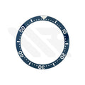 Ceramic Flat Bezel Inserts for SKX013 / SKX015 - Navy/White