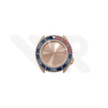 Sandblasted Rose Gold SKX Case Set for Seiko Mod: Navy Orange Seamaster Planet Ocean Style