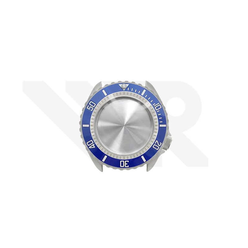 Sandblasted Silver SKX Case Set for Seiko Mod: Smurf Submarine Diver Style