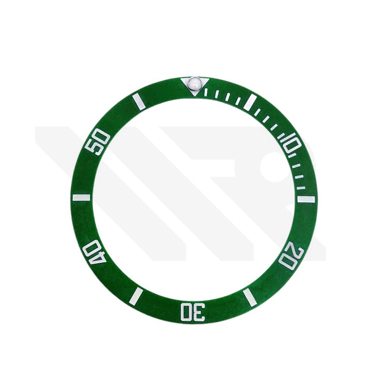 Carbon Fiber Sloped Bezel Inserts for SKX/SRPD - Sub Style (Green)