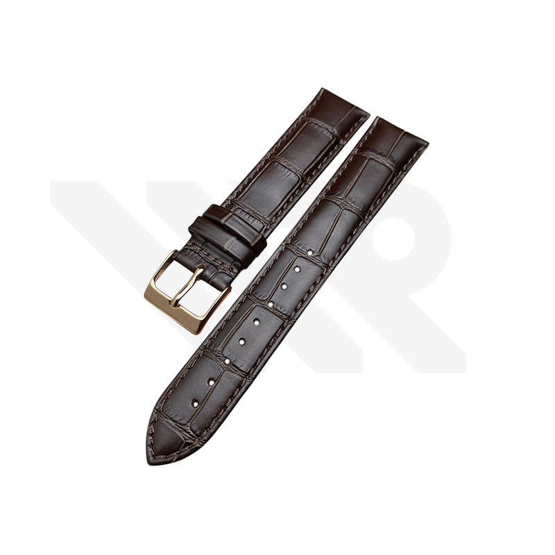 Replacement Leather Strap Compatible with Tissot Carson Premium T122410A / T122407A