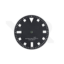 Load image into Gallery viewer, Pelagos Date GMT Thick Lume Indices Dial for NH34 Seiko Mod: Matte Black
