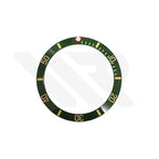 Blackbay Style Ceramic Sloped Bezel Insert for SKX/SRPD: Green/Gold