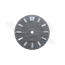 Load image into Gallery viewer, GS White Birch Style Ash Gray No Date Dial for Seiko Mod: Silver GS Style Indices
