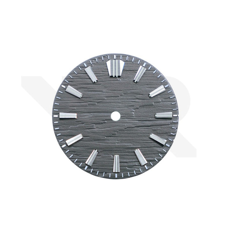 GS White Birch Style Ash Gray No Date Dial for Seiko Mod: Silver GS Style Indices