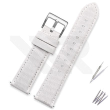 Load image into Gallery viewer, Nylon Diver Strap for Seiko 5 Street Fighter SRPF19K1 / SRPF20K1 - White
