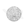 Sea of Cloud GS Dial for Seiko Mod: Snowy Silver with GS Indices