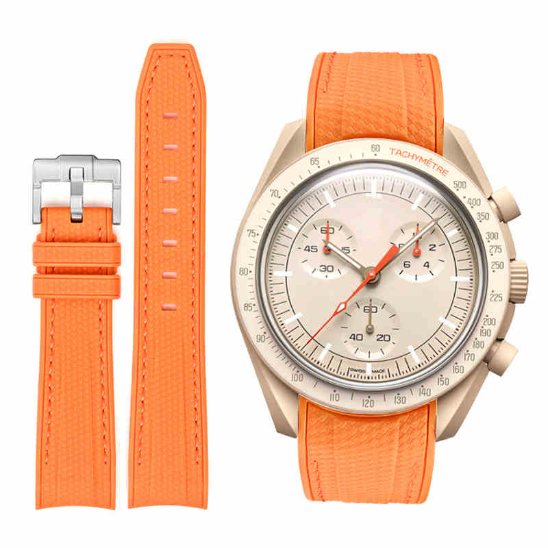 Rubber Strap Compatible with Omega x Swatch MoonSwatch
