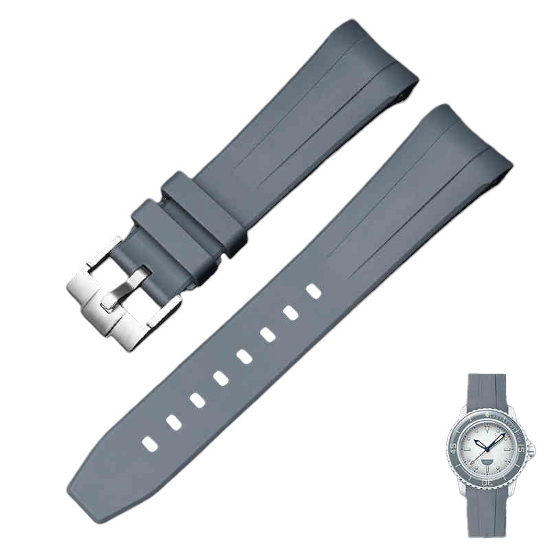 Rubber B Style Strap for Blancpain x Swatch Ocean Of Storms