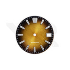 Textured Metallic Sunburst Dial for Seiko Mod: Gradient Orange Dial GS Indices