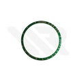 Aluminium Green Bezel Insert Compatible with Omega Speedmaster: Rose Gold