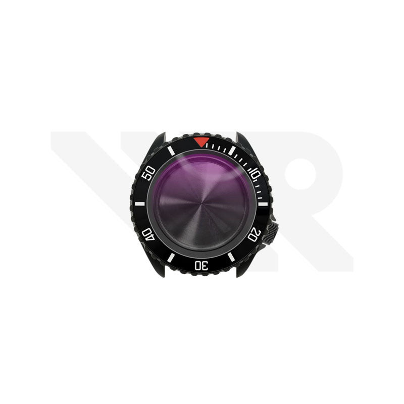 Sandblasted Black SKX Case Set for Seiko Mod: Blackbay Style