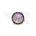 Sandblasted Silver SKX Case Set for Seiko Mod: Black Brown GMT Master Style