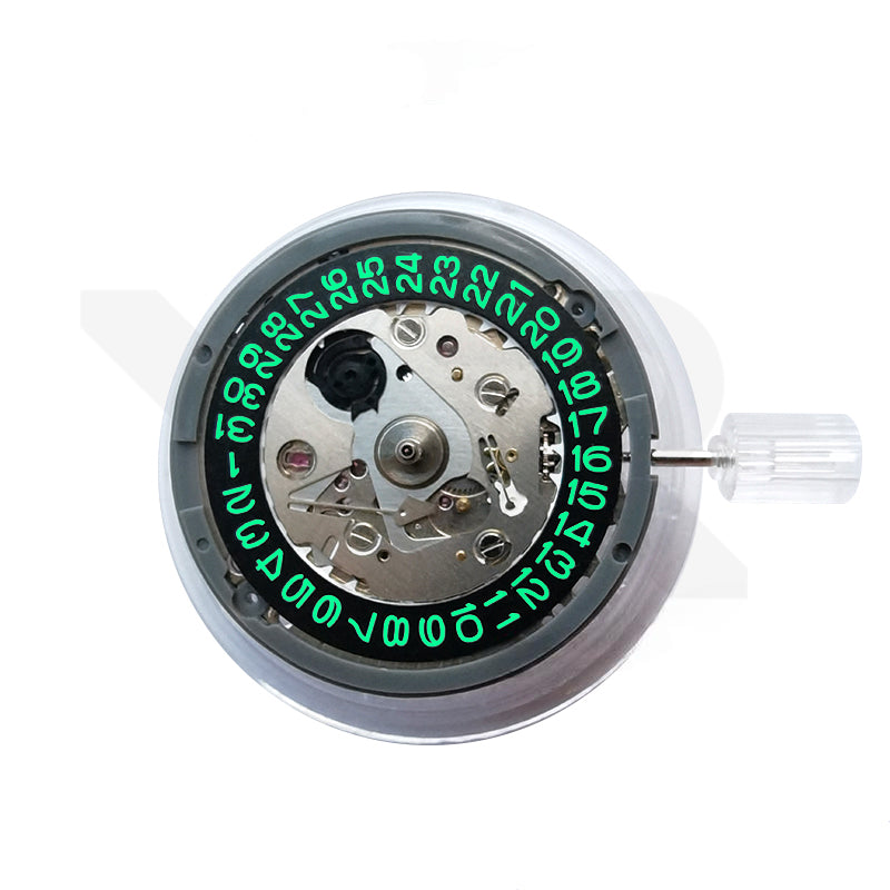 Seiko (SII) NH35A Automatic Movement (C3 Lume Black)