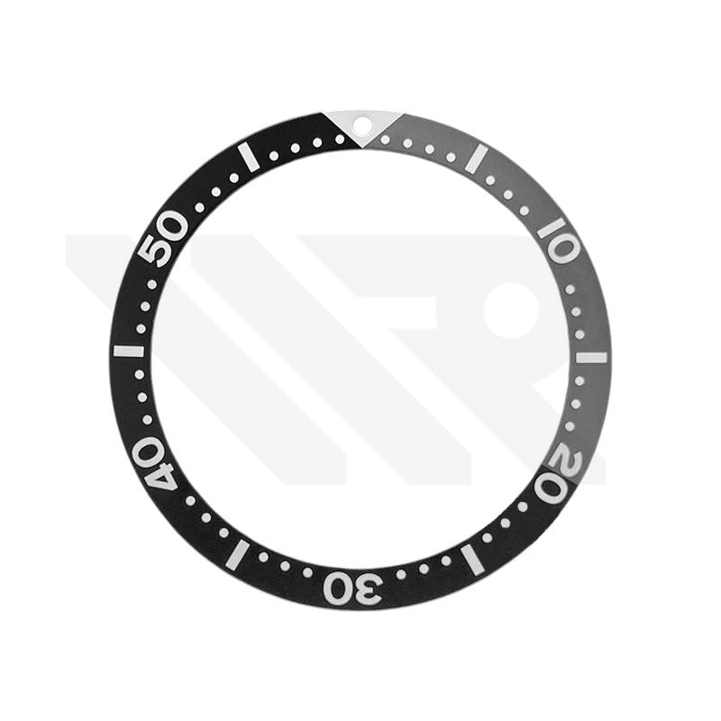 Diver Aluminium Flat Bezel Insert for SRP Turtle Seiko Mod