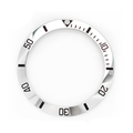 Sub Style Ceramic Sloped Bezel Insert for SKX/SRPD - Silver/Black