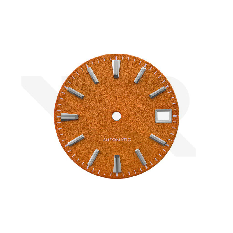 Zifferblatt mit mattierter Oberfläche für Seiko Modell: GS Stil, Farbe: Gebranntes Orange
