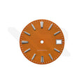 Zifferblatt mit mattierter Oberfläche für Seiko Modell: GS Stil, Farbe: Gebranntes Orange