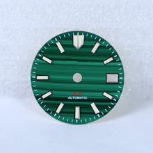 Load image into Gallery viewer, Malachite Green GMT Dial for Seiko NH34 Mod
