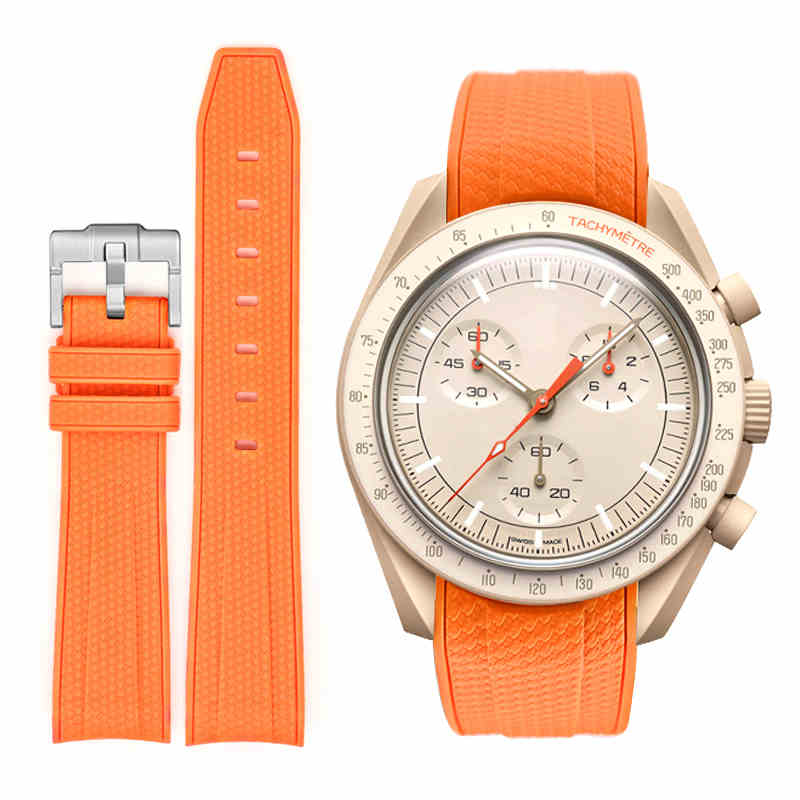 Rubber Strap Compatible with Omega x Swatch MoonSwatch