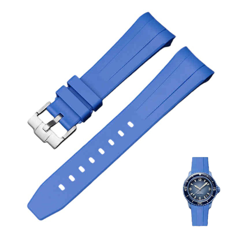 Rubber B Style Strap for Blancpain x Swatch Ocean Of Storms