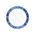 GMT Aluminium Sloped Bezel Insert for SKX/SRPD Seiko Mod - Blue