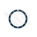 SUB Style Ceramic Sloped Bezel Insert for SKX/SRPD: Navy/White