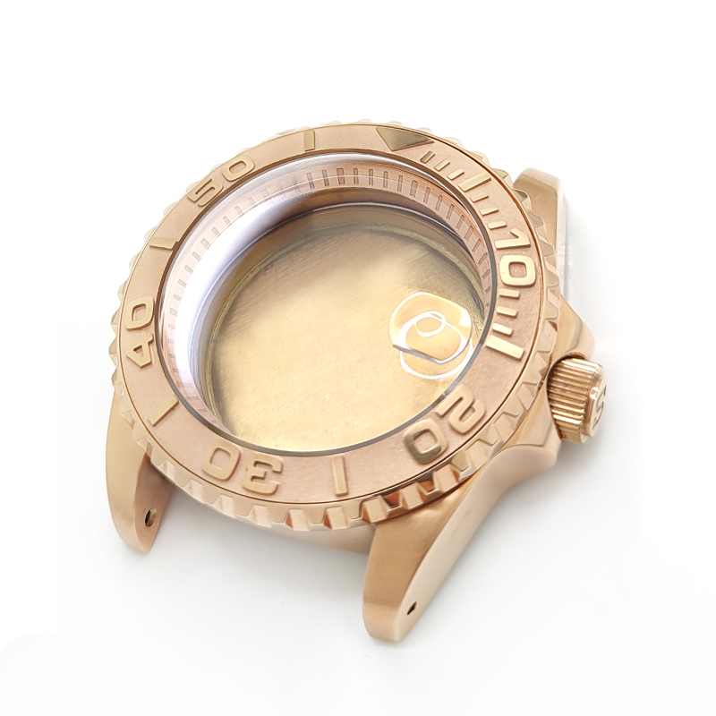 YM Oyster Style Brushed Case Set for Seiko SKX / SRPD Mod: Rose Gold