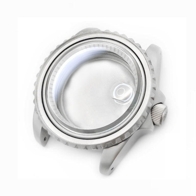 SKX SUB Sandblasted Case Set for Seiko Mod: Silver