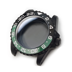 GMT Oyster Style Sandblasted Case Set for Seiko SKX / SRPD Mod: Black