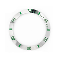 Sub Style Ceramic Sloped Bezel Insert for SKX/SRPD - Silver/Green