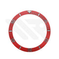 Carbon Fiber Sloped Bezel Inserts for SKX/SRPD - Sub Style (Red)