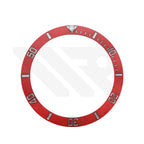 Carbon Fiber Sloped Bezel Inserts for SKX/SRPD - Sub Style (Red)