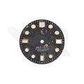 Rose Gold Foil Carbon Fiber Dial for Seiko Mod - Marine Master Style Rose Gold Indices