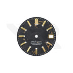 Goldfolien-Zifferblatt aus Kohlefaser für Seiko Mod - GS-Stil Goldindizes